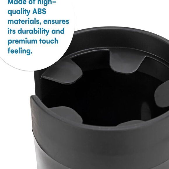 NWOT Black Cup Holder for Car - Expandable Adjustable Base & Portable - Picture 5 of 12